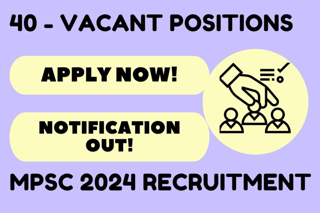 MPSC Recruitment 2024