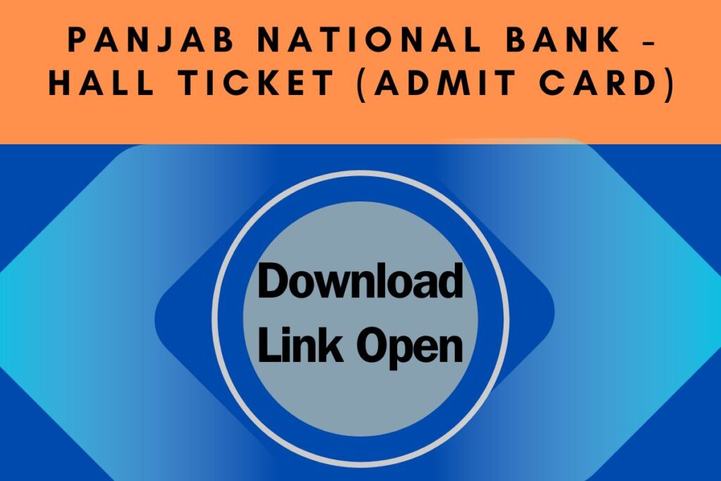 PNB Admit Card 2024 Download