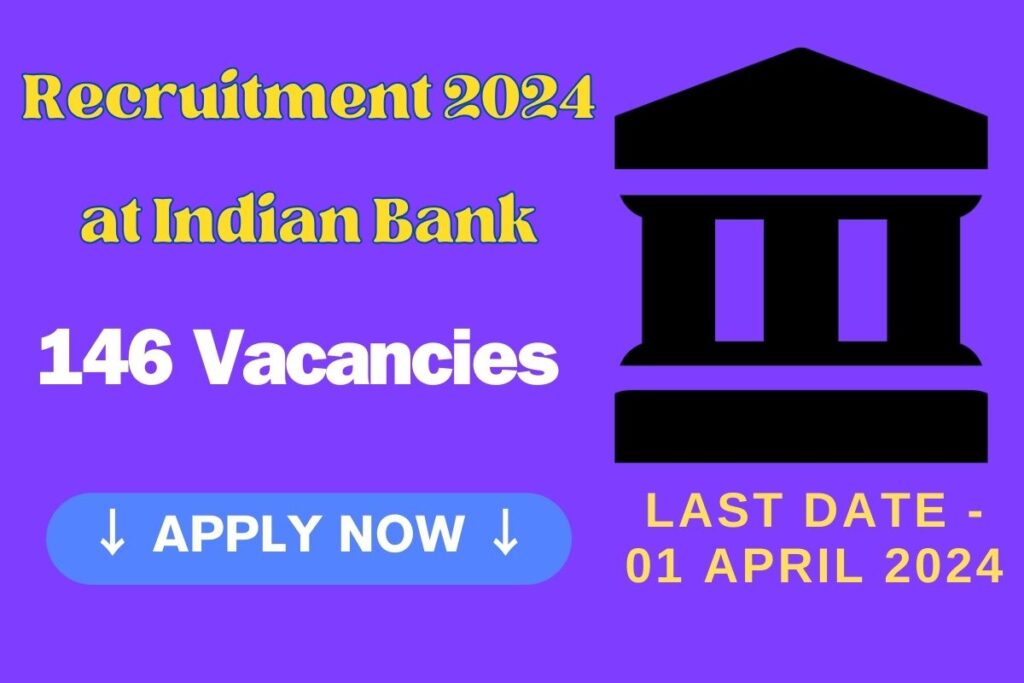 Recruitment 2024 Indian Bank