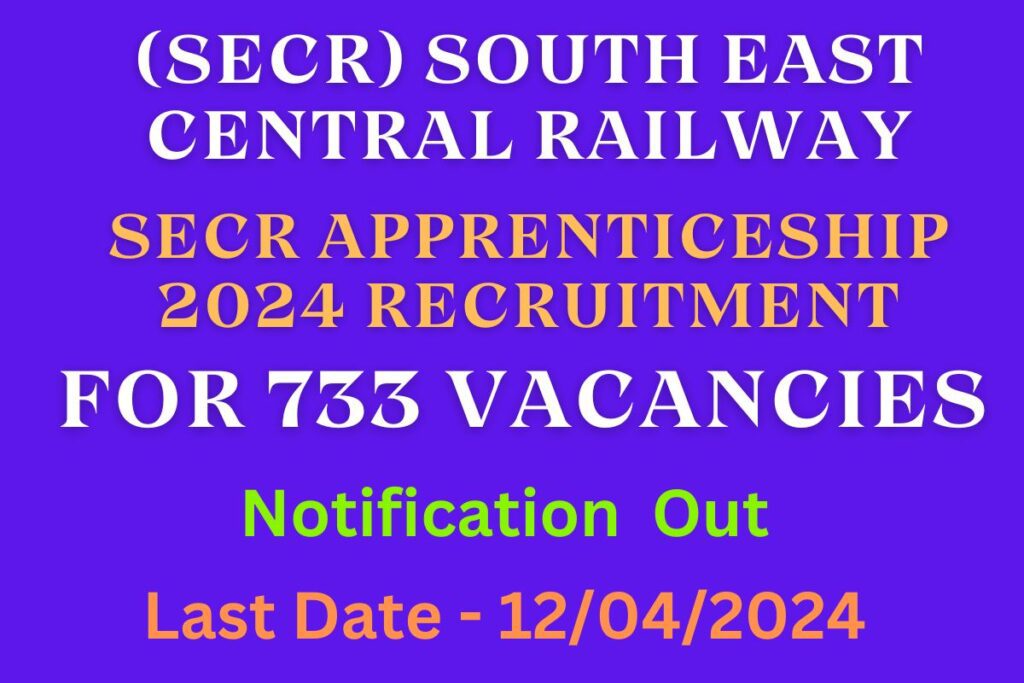 SECR Recruitment 2024