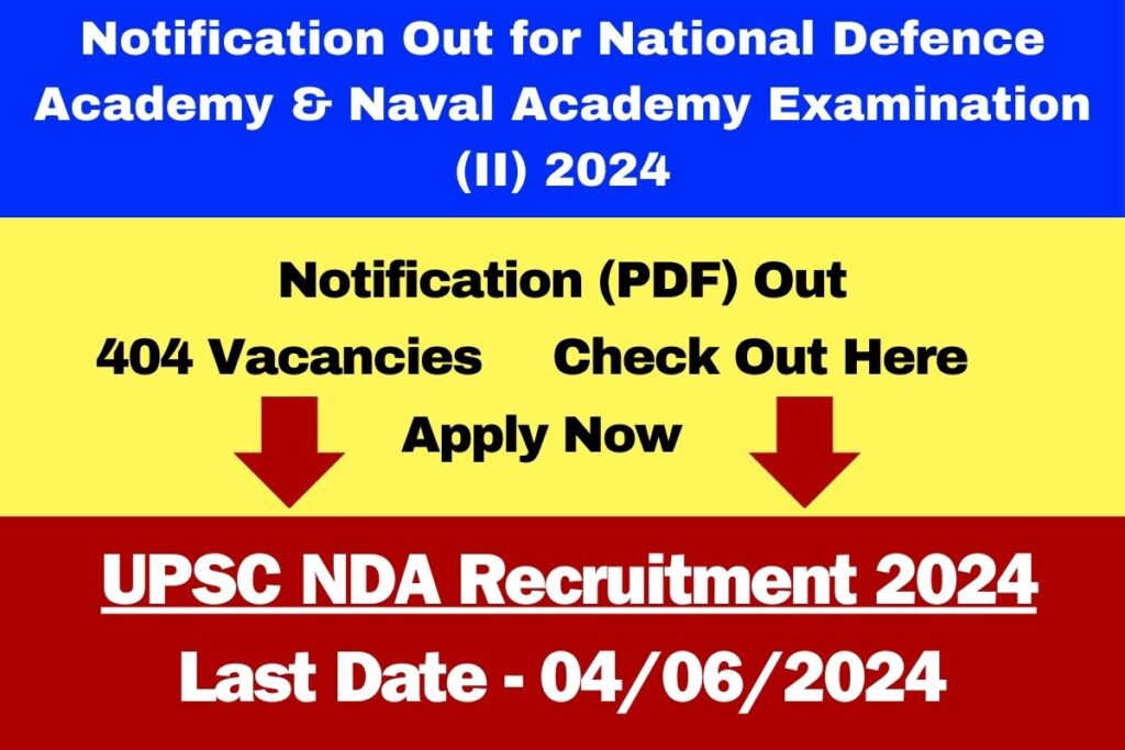 UPSC NDA APPLY ONLINE