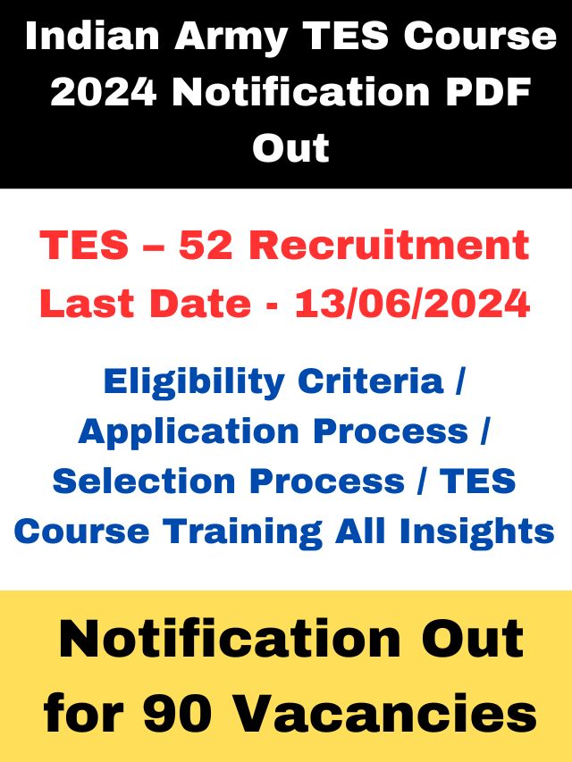 Unlock Your Future: Join Indian Army TES Course 2024!