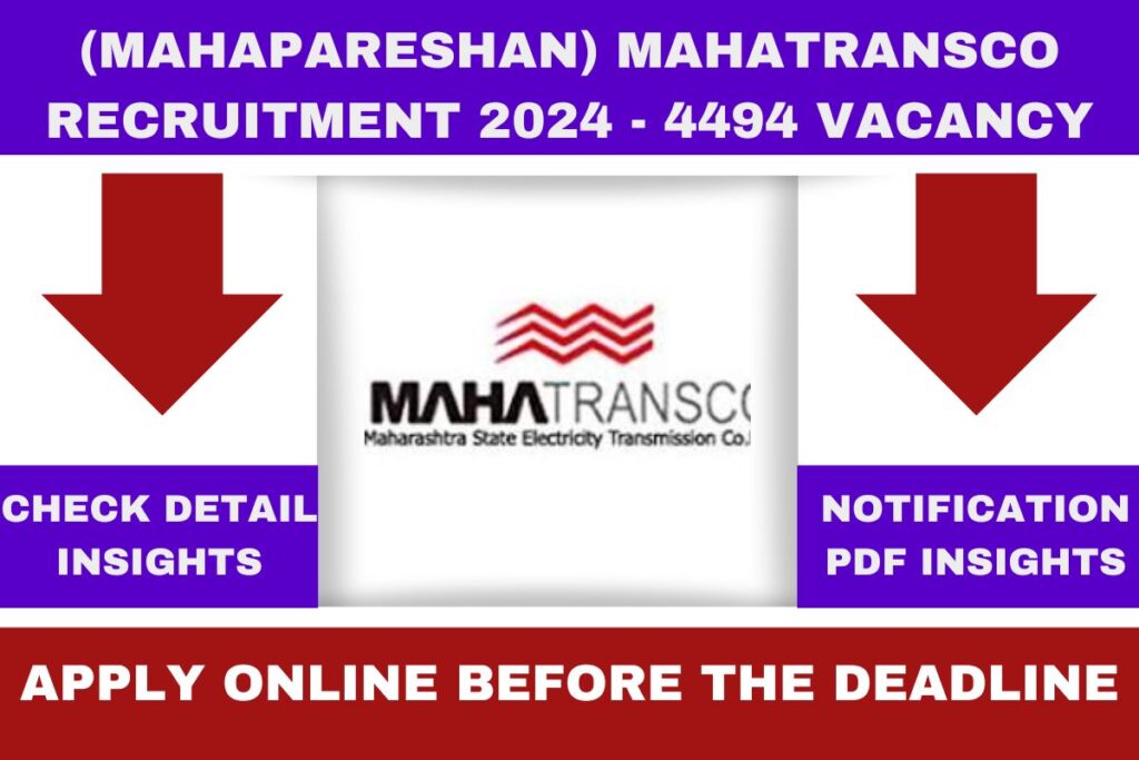 MahaTransco Recruitment 2024