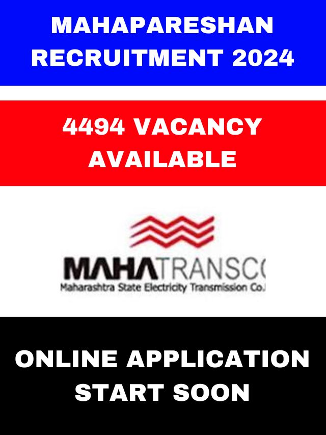 “Mahapareshan Recruitment Notification 2024 Out for 4494 Vacancies : Apply Now”