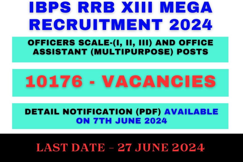 IBPS RRB Recruitment Notification 2024