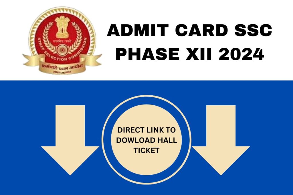 Download SSC Admit Card 2024