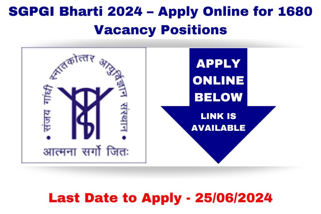 SGPGI Vacancy 2024