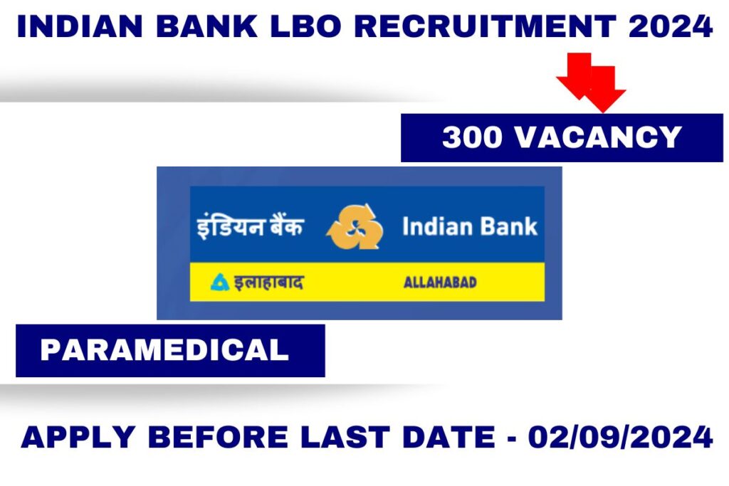 Indian Bank LBO Bharti 2024