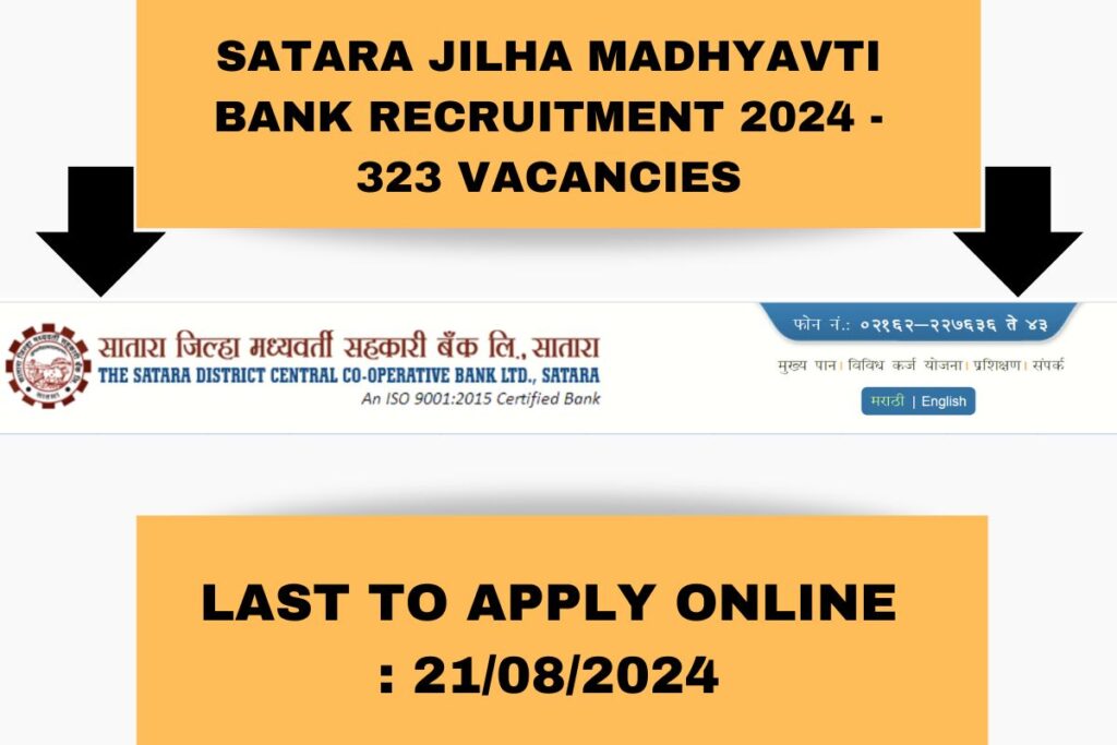 Satara Jilha Madhyavarti Bank Recruitment 2024