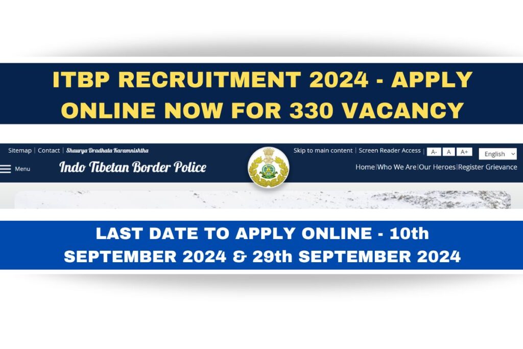 ITBP Constable Recruitment 2024