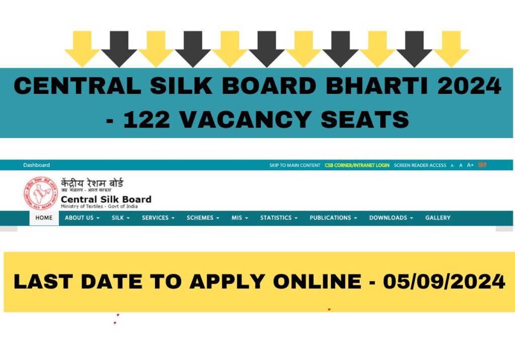 Central Silk Board Bharti 2024