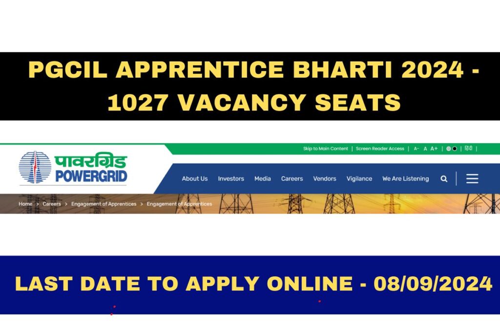 PGCIL Apprentice Bharti 2024