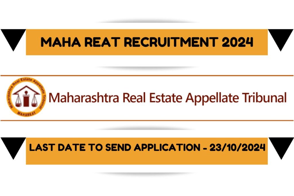 Maha REAT Recruitment 2024