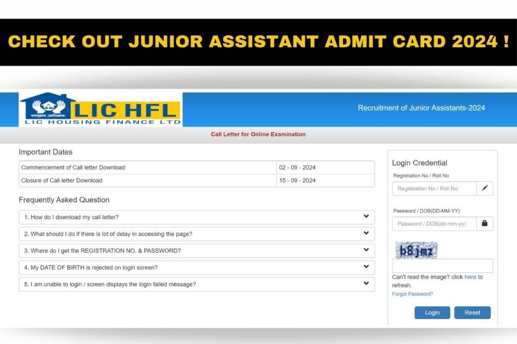 LIC HFL Hall Ticket 2024